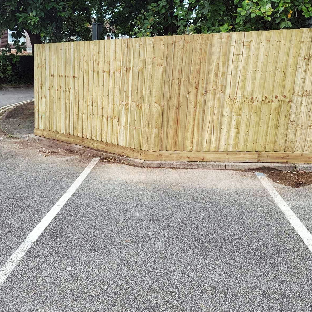 A quality complete feather edge garden fence from Ace